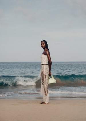 Torebki Małe Polène Numéro Neuf - Edition Textured Aloe | VRSNL-9148