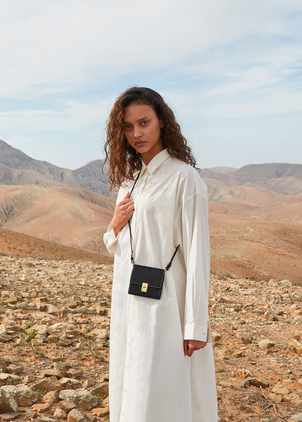 Portfele Polène Numéro Sept Crossbody - Edition Smooth | VNHLC-7510