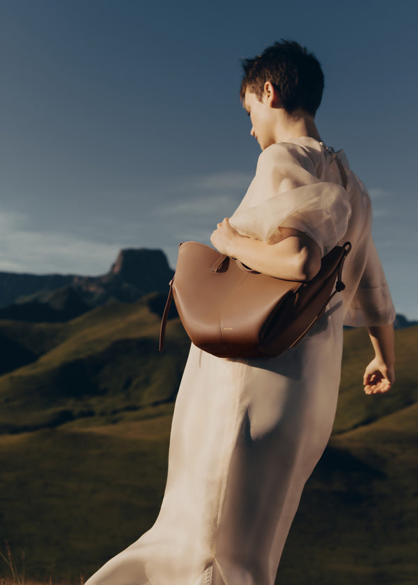 Torby Tote Polène Cyme - Edition Textured Camel | TEMIK-2806
